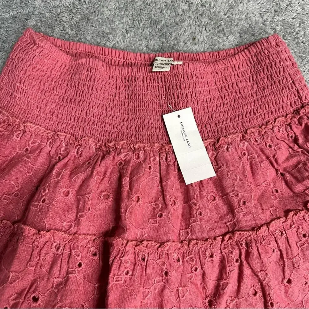NEW American Eagle Tiered Eyelet Skirt Size XS